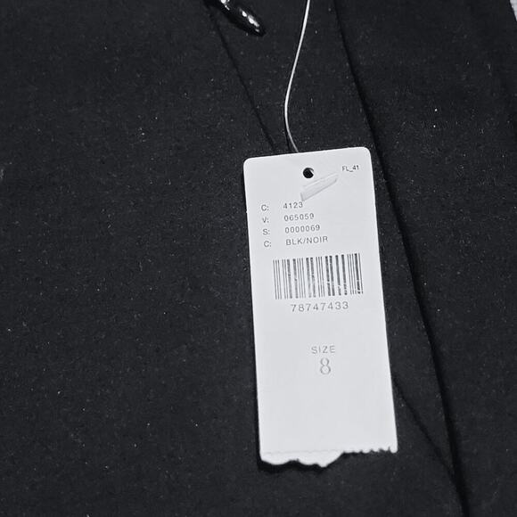 MAEVE Black Flare Leg Ankle Zip Pants Womens 8 Legging Dressy Business Sleek NWT - Picture 10 of 14